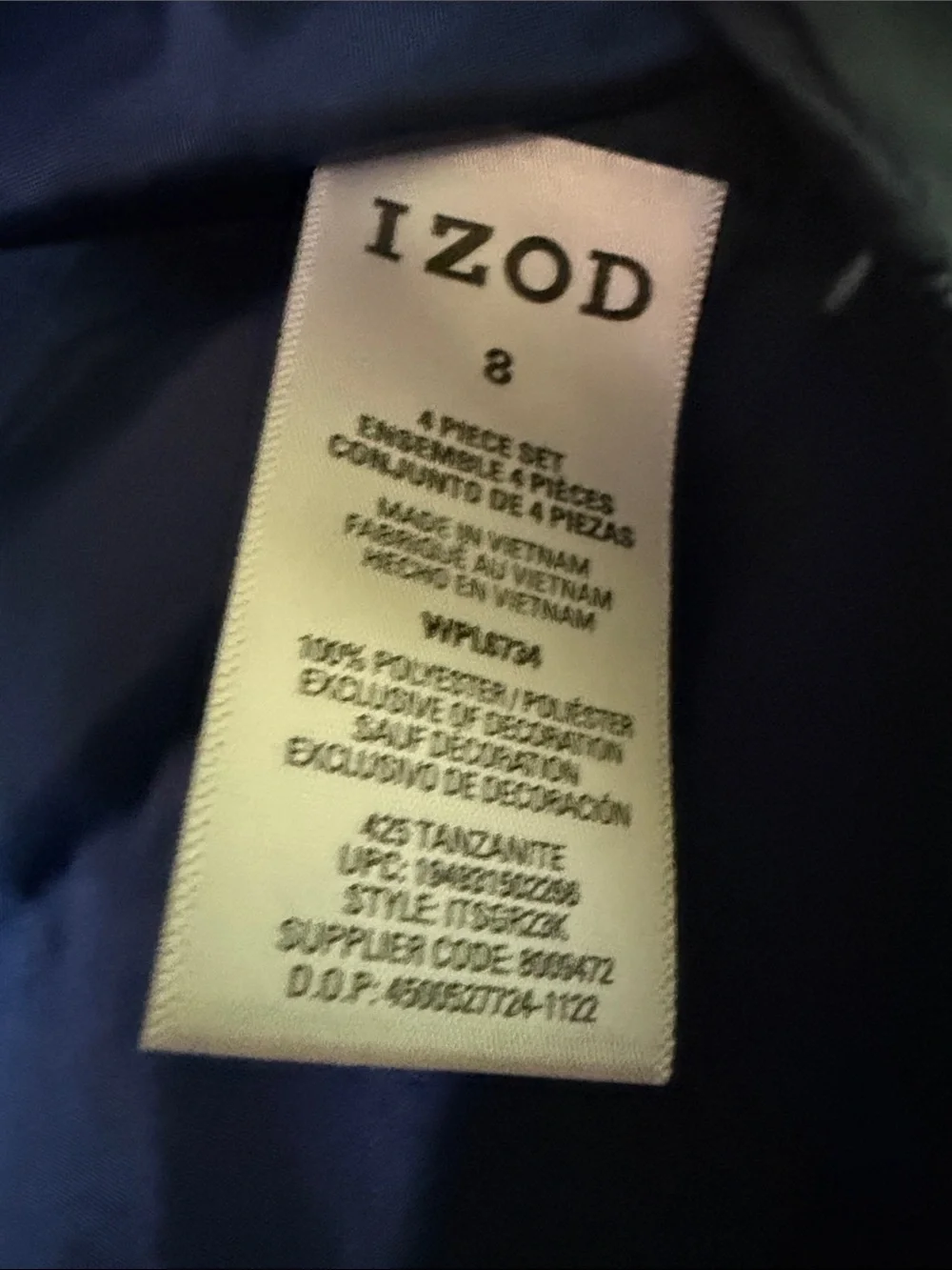 Izod Boys Blue Suit